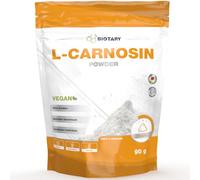 L-Carnosine en poudre 90g, 1000 mg portion journalière, avec cuillère de mesure, 100% pure L-carnosine en poudre végétalienne, hautement dosée et sans additifs, testée en laboratoire