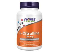 L-Citrulline 750 Mg 90 Gélules Végétales Par Now Foods