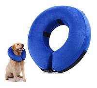 (L) Collier Gonflable de rétablissement de Chien, cône réglable de Collier élisabéthain pour la récupération d'animaux familiers de