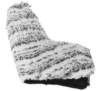L - Couvercle de tête de Putter en Forme | Protecteur en Peluche Doux avec Conception de Crochet et de Boucle | Héberge-tête Robuste pour Les Hommes/Femmes | Accessoire Actuel (White Gray)
