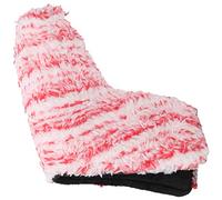 L - Couvercle de tête de Putter en Forme | Protecteur en Peluche Doux avec Conception de Crochet et de Boucle | Héberge-tête Robuste pour Les Hommes/Femmes | Accessoire Actuel (White Pink with Cat