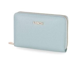 L.Credi 1005624-622 Portefeuille synthétique pour femme Vert Taille unique, vert, Taille unique pour tous
