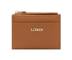 L.Credi Filippa Porte-monnaie Protection RFID 12 cm brun