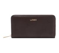 L.Credi Porte-Monnaie Perla Zip Around Wallet Chocolate Marron foncé
