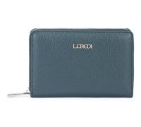 L.Credi Porte-Monnaie Perla Zip Around Wallet Night Sea Bleu Gris