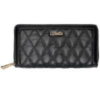 L.CREDI - Portefeuille RFID pour femme - Grand format, Noir , Contemporain