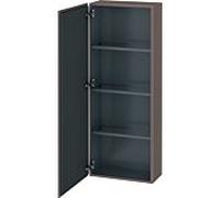 Duravit L-Cube armoires mi-hautes, 1 porte charnière à gauche, 500x243x1320mm, LC1169L4343, Couleur: Décor basalte mat