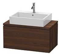 Duravit Vasque L-Cube LC580206969 82 x 47,7 cm, noyer brossé, pour console, coulissant 2000