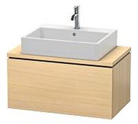L-Cube Duravit vasque LC580207171 82 x 47,7 cm, chêne méditerranéen, pour console, coulissant 2000