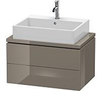 Duravit Meuble bas L‑Cube LC580608989 – 2 tiroirs, 72 x 47,7 cm