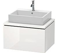 Duravit Vasque L-Cube LC581108585 72 x 54,7 cm Blanc brillant pour console 1 coulissant