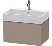 Duravit Meuble sous-vasque L-Cube LC617604343 68,4x45,9 cm 1 tiroir suspendu basalte mat