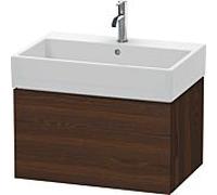 Duravit Bâti-support lavabo suspendu L-Cube LC617606969 1 tiroir 684×394×459 mm Noyer brossé