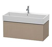 Duravit Bâti-support de lavabo suspendu L‑Cube LC617807575 – 1 tiroir, 984x394x459 mm, décor en lin