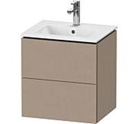 L-Cube Duravit vasque LC621807575 52x39,1x55cm, 2 tiroirs, suspendu, lin