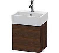 L-Cube Duravit vasque LC6245R6969 43,4x34,1x40cm, suspendu, porte à droite, noyer brossé