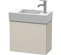 L-Cube Duravit vasque LC6246L9191 48x24x40cm, suspendu, porte à gauche, taupe mat