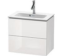 L-Cube Duravit vasque LC625602222 62 x 39, 2000 cm, blanc brillant, 2 tiroirs, suspendu