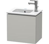 L-Cube Duravit vasque LC6272R0707 42x29,4x40cm, suspendu, porte à droite, gris béton mat