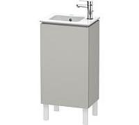 L-Cube Duravit vasque LC6273L0707 42x29,4x70,4cm, debout, porte à gauche, gris béton mat