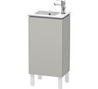 L-Cube Duravit vasque LC6273R0707 42x29,4x70,4cm, debout, porte à droite, gris béton mat