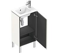L-Cube Duravit vasque LC6273R2222 42x29,4x70,4cm, debout, porte à droite, blanc brillant