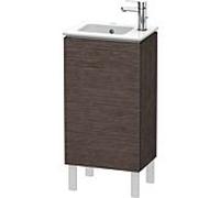 L-Cube Duravit vasque LC6273R7272 42x29,4x70,4cm, debout, porte à droite, chêne foncé brossé