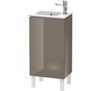 L-Cube Duravit vasque LC6273R8989 42x29,4x70,4cm, debout, porte à droite, gris flanelle brillant