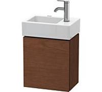 L-Cube Duravit vasque LC6293L1313 36,4x24,1x40cm, suspendu, porte à gauche, noyer américain