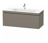 L-Cube Duravit vasque LC6919O9090 120 x 48 cm, 2000 , flanelle gris soie mat, coulissant 2000