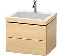 L-Cube Duravit vasque LC6926O7171 60 x48 cm, 2000 , chêne méditerranéen, 2 tiroirs