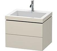 L-Cube Duravit vasque LC6926O9191 60x48 cm, 2000 , taupe mat, 2 tiroirs