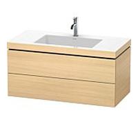 L-Cube Duravit vasque LC6928O7171 100 x 48 cm, 2000 , chêne méditerranéen, 2 tiroirs