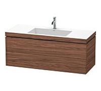 L-Cube Duravit vasque LC6929O2121 120 x 48 cm, 2000 , noyer foncé, 2 tiroirs