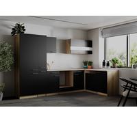 L Cuisine Encastrée Angle Salle De Vide Merle Respekta 310 cm Noir