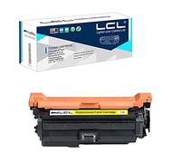 LCL CE262A Jaune Cartouche de Toner Remanufacturée pour HP 648A CE262A | compatible pour HP Color LaserJet Enterprise CP4000 CP4500 CP4025 CP4025dn CP4025n CP4525 CP4525dn CP4525n CP4525xh (1-PACK)