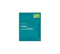 L' école, une affaire d'état ? - Pascal Jacob - Edifa - broché - Essai