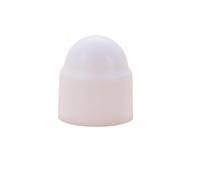 l’écrou de chapeau, Cache-dôme en plastique for écrous hexagonaux et borgnes M3-M24, multicolores, for outils automobiles(White,M14x21x24 (10Pcs))