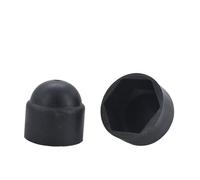 l’écrou de chapeau, Cache-écrou hexagonal en plastique PE for la protection des boulons, bicolore M4-M24(Noir,M16x23x27 (10Pcs))