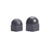 l’écrou de chapeau, Écrou borgne en nylon for boulons et vis, noir, plusieurs tailles, paquet de 91(M18-1PCS)