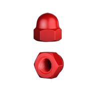 l’écrou de chapeau, Écrou borgne hexagonal en nylon multicolore M3-M20(Rouge,M18-3pcs)