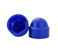 l’écrou de chapeau, Lot de 10 cache-écrous hexagonaux multicolores, plusieurs tailles(Blue,12 * 15*M8)