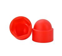 l’écrou de chapeau, Lot de 10 cache-écrous hexagonaux multicolores, plusieurs tailles(Rouge,7 * 9*M4)