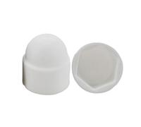 l’écrou de chapeau, Lot de 14 capuchons protection for écrous hexagonaux multicolores différentes tailles(White,M10x16x22)