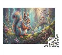 l' écureuil Arc-en-cielPuzzle DIY 1000 Pièces Complet Forêt Fantaisie pour Couples Amélioration De La Mémoire Divertissement Familial 70x50cm/1000pcs