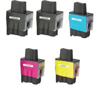 L’emballage multiple compatible avec le Brother LC-900 comprend 5 cartouches d’encre