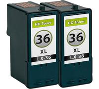 L’ensemble d’économies remplace Lexmark 36a XL La recharge contient 2 cartouches de tête d’impression