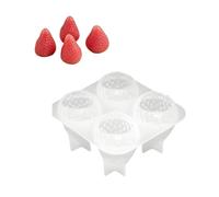L ' ensemble de fabrication de savon comprend un moule en silicone en forme de fleur de rose et de fraise, un ruban de d ' emballage pour un projet de savon fait à la main, un moule en forme de fleur