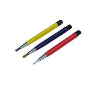 L Ensemble X 3 laiton, Acier Et Fibre de verre Scratch Brosse stylos. (M0098) gratuite au Royaume-Uni