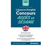 L’épreuve d’anglais aux concours accès et sésame